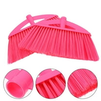 2pcs Plastic Broom Head Replacement, Wire Broom Head Broomstick Broom Sweeper Head Parts for Wood Floors, Tiles, Carpets