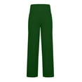 thumbnail image 5 of Womens Sweatpants Fold Over Cotton Flare Soft Yoga Workout Casual Wide Leg Sweatpants Women Green Xl, 5 of 7