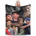 thumbnail image 2 of Blanket Jacob Elordi Soft and Comfortable Wool Fleece Throw Blankets Gift for Home Decoration Sofa Office car Camping Yoga Travel Home Decoration Cozy Plush Beach, 2 of 6