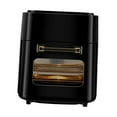 thumbnail image 3 of yuksok Friteuse à Air Chaud Compacte Fenêtre de Cuisson Visible Portable Facile à Nettoyer 15 L Écran Tactile Antiadhésif pour Rôtir Cuire Croustiller Réchauffer Noir, 3 of 9