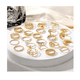 thumbnail image 4 of "Set De Anillos Para Mujer 21 Pz Dorados Ajustables  Belug dorados ", 4 of 5