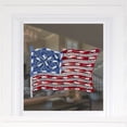 thumbnail image 4 of Northlight Lighted American Flag Patriotic Window Decoration - 14", 4 of 7