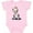 AD-Pink, variant on Inktastic Chinese Crested Boys or Girls Baby Bodysuit