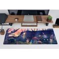 thumbnail image 5 of Cute Magic Mushroom Mouse Pad Dream Forest Desk Mat XL Kawaii Anime Cool Cat Office Decor Gaming Mousepad Long Laptop Keyboard Pads Accessories for Women Work Desktop Cover Pad 31.5x11.8 in, 5 of 6