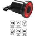 thumbnail image 1 of Luz trasera de bicicleta, luz trasera recargable por USB, sensor de freno LED, linterna de advertencia nocturna impermeable para montar JM, 1 of 5