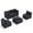 Black, variant on ELPOSUN 7 Pieces Patio Furniture Set, Outdoor Furniture Sectional Rattan Sofa for Backyard Garden Dark Grey