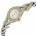 thumbnail image 2 of Seiko Women's SUP174 Cocktail Solar MOP Dial Two Tone Stainless Steel Swarovski Crystal Watch, 2 of 4