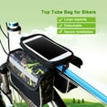 thumbnail image 4 of Bolsa de sillín de bicicleta Bolsa de tubo superior de ciclismo Bolsa de protección de telé Abanopi Bolsa de sillín, 4 of 7