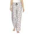 thumbnail image 2 of Goofa Cute Rabbit Printed Soft Pajama Pants for Women, Wide Leg Comfy Casual Lounge Yoga Pants-Medium, 2 of 9