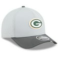 thumbnail image 3 of Men's New Era  Gray/Graphite Green Bay Packers 2025 NFL Training Camp A-Frame 9FORTY Adjustable Hat, 3 of 5