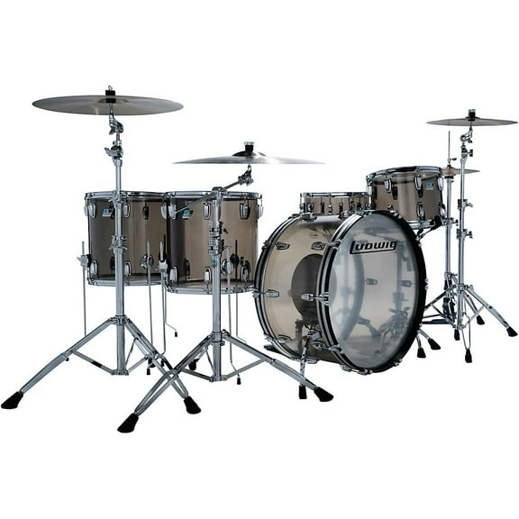 Ludwig Ludwig Vistalite 4-Piece Zep Shell Pack With 26" Bass Drum Bronze