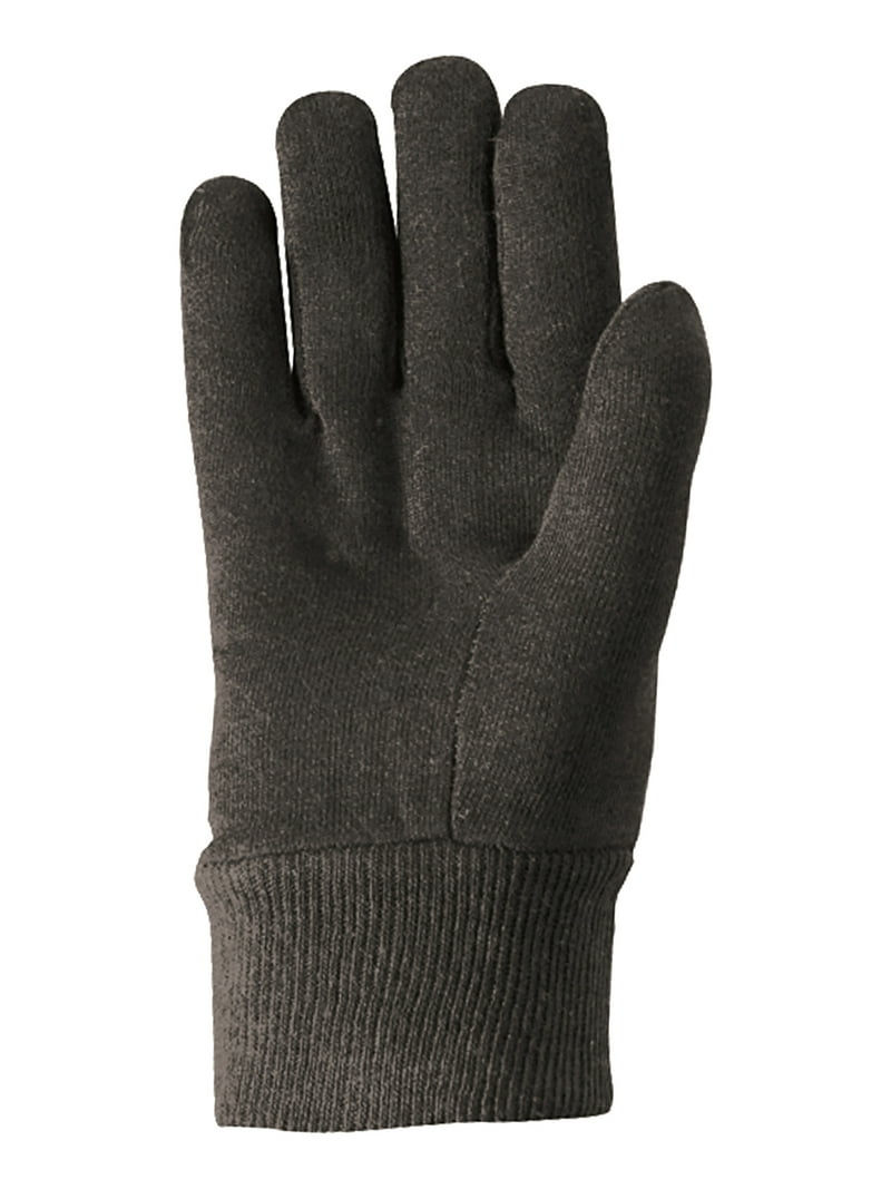 Wells Lamont Men's Brown Jersey Gloves 6 Pack Lightweight