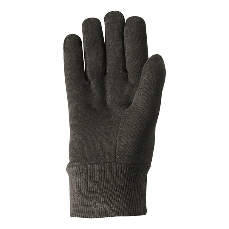 Brown Jersey Cotton Work Gloves, Mens Size Large, 7100 – BHP Safety Products
