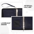thumbnail image 7 of TABLZONE Zippered Portfolio Binder Artificial Note Taking Organizer 1 Pack Back to School Supplies, 7 of 7