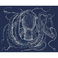 thumbnail image 3 of Kamdon Kreations 24x20 Black Modern Framed Museum Art Print Titled - Octo Scribble, 3 of 5