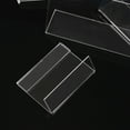 20pcs Slanted Sign Holders Desktop Photo Paper Name Holder Display