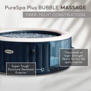 INTEX PureSpa Plus Inflatable Bubble Jet Spa & Replacement Filters (8 Pack)