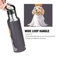thumbnail image 4 of Yayeee 33oz Insulated Water Bottle Double Wall Stainless Steel with Flip Straw Lid, Yellow Halloween Dog, 4 of 7