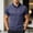 Navy, variant on Men’s Short Sleeve Quick Dry Moisture Wicking Golf Polo Shirt with Pocket Bussiness Casual Striped Tee Tops for Middle-aged Size 3XL Blue