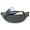 Black, variant on Black Leather Fanny Pack - Mens Waist Belt Bag - Womens Purse Hip Pouch Travel