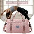 thumbnail image 5 of Specollect Sport Travel Duffle Bag Large Gym Tote Bag for Women, Weekender Carry on Bag for Airplane, Ladies Beach Overnight Bag Waterproof Luggage Bag with Wet Pocket, 5 of 7