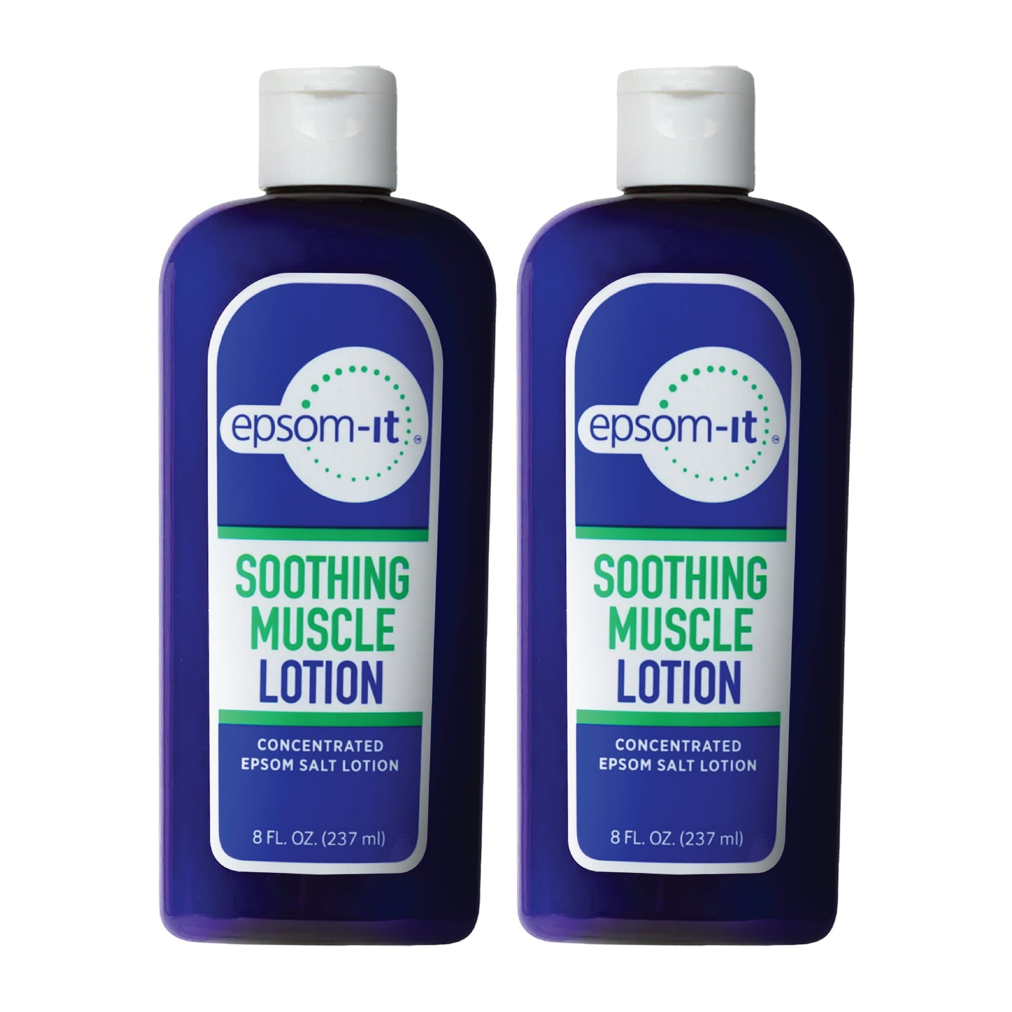 Epsom-It Soothing Muscle Lotion Epsom Salt Magnesium Sulfate Cream with Arnica 8.0 oz 2 Pack