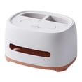 thumbnail image 1 of simhoa Napkin Tissue Box Cover Dispenser Countertop Desk Storage Remote Controller Stationery Pen Pencil Organizer Case for Home Office Red, 1 of 7
