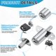 thumbnail image 3 of Cerradura de empuje Uxcell 32 mm (1-1/4 pulgadas) de longitud del cilindro, 4 Pcs cerradura de puerta de gabinete de aleación de zinc igualada para archivador, cajón, armario, puerta deslizante, 3 of 7