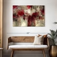 thumbnail image 3 of Elephant Stock Stone Gardens Wall Art - Horizontal Canvas Wall Art - Hallway Wall Decor - Abstract Canvas - Gray And Red Decor By Silvia Vassileva - 45" x 30", 3 of 8