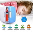 thumbnail image 3 of NICEGOU 4L Mini Car Fridge Table Top Electric Small Cooler Portable Ice Box Car GSL White, 3 of 5