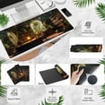 thumbnail image 3 of Large Desk Mouse Pad Enchanted Library Desk Mat, Extended Gaming Mouse Mat, Office Home Keyboard Pad, Magical Forest Computer Mats XXL, Full Desktop Mat Aesthetic PC Accessories 31.5" x 15.75", 3 of 6