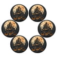 thumbnail image 6 of WOBOGO Ghost Pumpkin Round Placemats Set of 1 Heat Resistant Washable Kitchen Table Decorations 15.4in, 6 of 7