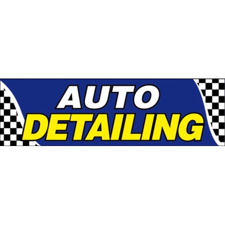 Ghp 3 X10 13 Oz Vinyl Auto Detailing Vinyl Business Banner Sign