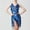 Blue, variant on TMOYZQ Womens Dresses Sequins Tassel Dance Costume 1920s Flapper Cocktail Party Dresses Rumba Latin Ballroom Performance Costume Mini Dresses