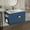 30"L-Blue, variant on SUPERFLO 30 Inch Floating Vanity with Sink, Bathroom Vanity Cabinet Combo with Ceramics Sink Top, Soft Close Cabinet Door & Open Storage Right Shelf, Modern Wall Mounted Vanity-Right Green