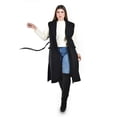 thumbnail image 1 of Chaleco largo con cinto Roman Fashion /Tallas Extras, 3018 (Negro) negro 40, 1 of 6
