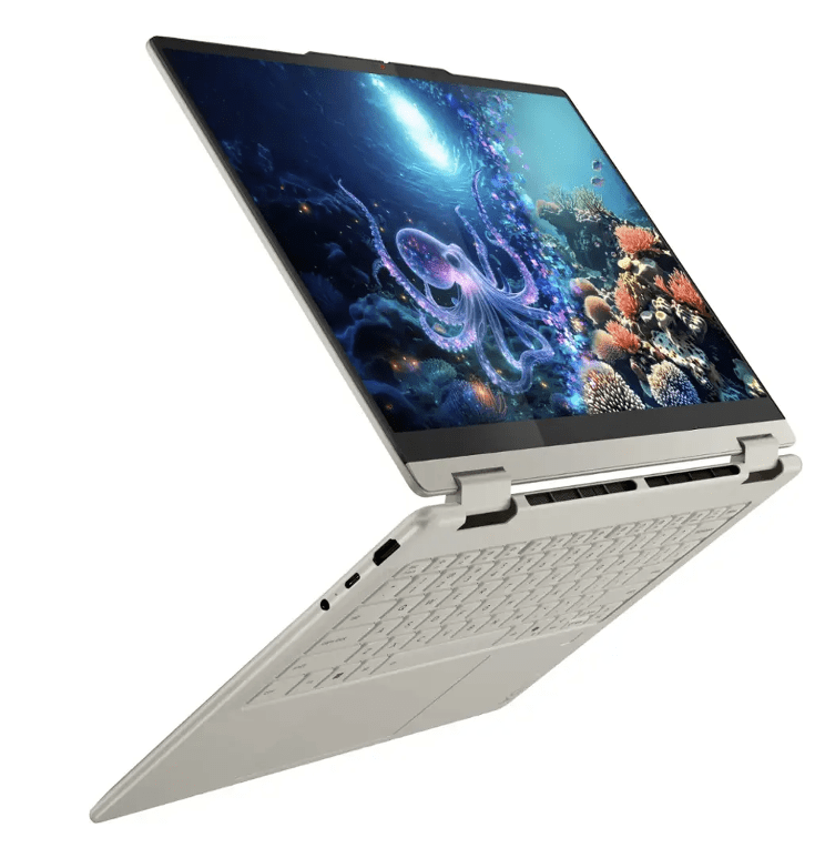 Lenovo Yoga 7 AI Powered 2-in-1 Laptop 14.0in Touchscreen OLED WUXGA Display (AMD Ryzen AI 7 350, 16GB LPDDR5X, 1TB SSD, Backlit KB, Fingerprint, WiFi 7, Webcam, Bluetooth 5.4, Win 11 Home)