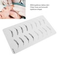 thumbnail image 3 of Eyebrow Tattoo Practice Skin Thickened Double Sided Silicone Microblading for Tattoo Salon Practice 10Pcs, 3 of 7