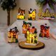 thumbnail image 2 of 6pcs Christmas decorations resin Christmas small house, 2 of 5