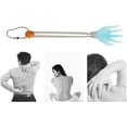 thumbnail image 2 of 5Pcs Extendable Back Scratcher Bulk Hand Shaped Retractable Scratcher Telescoping Massage Tool for Men Women Gifts Reducing Back Itching blue, 2 of 5