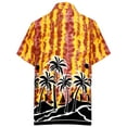 thumbnail image 2 of HAPPY BAY Men's Hawaiian Shirts Short Sleeve Button Down Shirt Men's Holiday Shirts Summer Beach Casual Aloha Tropical Shirts for Men Funny XS Squash, Palm Tree, 2 of 6