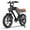 V30-15.6Ah-Brown, variant on Movcan V30 Electric Bike for Adult, 1000W 20" Fat Tire 48V 15.6AH Removable Battery, 28MPH 7-Speed Disc Brake Off-Road Mountain Ebike UL2849