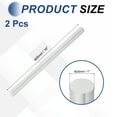 thumbnail image 2 of Uxcell 2pcs 1"(25mm) Diameter 6061 Aluminum Round Rods 16"(405mm) Length Aluminum Solid Bar for Industrial CNC, DIY Craft, Robotics, Silver, 2 of 6