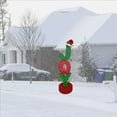 thumbnail image 2 of Citi-Talent  42 in. Lighted Sparkly Fabric JOY Figure with Santa Hat, 2 of 5