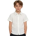 thumbnail image 3 of Fozruso Boys Short Sleeve Shirts Kids Button Down Shirts Boys Summer Tops, 3 of 7