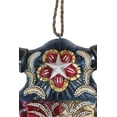 thumbnail image 2 of Rustic Western Star Colorful Texas Flag Floral Pattern Bull Cow Skull Wind Chime, 2 of 10