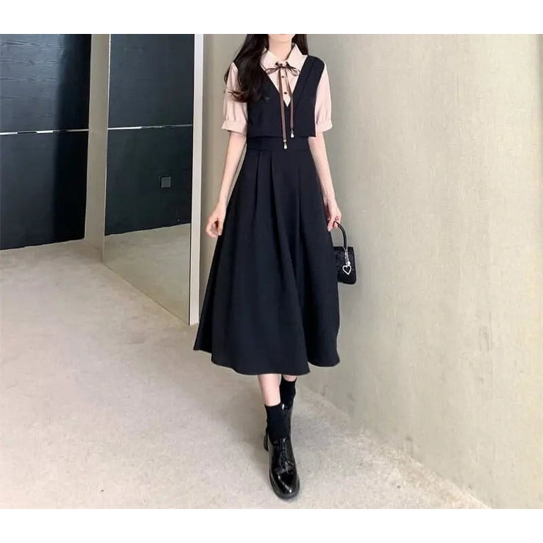 Elegant Patchwork V Neck Sleeveless Two Pieces(12 Colors) Elegant Patchwork V Neck Sleeveless Two Pieces(12 Colors)