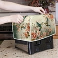 thumbnail image 3 of ZUXONGSY Hummingbird Floral Toaster Cover 2 Slice Soft Appliance Cover and Dust Cover with Top Hook Kitchen Decor Wide Slot Quilted Toaster Appliance Dust-Proof Cover, 3 of 6