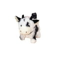 thumbnail image 1 of Peluche de vaca de pelo corto y suave, juguete interactivo con movimiento y sonido, simpático animal de granja para niños, 1 of 5