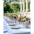 thumbnail image 5 of Xwlshop 60"x102" Polyester Table Cloth, Durable Washable Rectangle Tablecloth for Wedding, Banquet & Outdoor Party, 5 of 9
